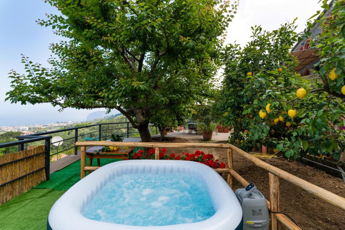 Sorrentovibes - Sea View Rooftop Apartment With Jacuzzi & Garden Buitenkant foto